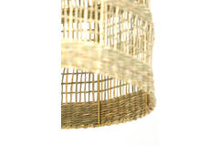 Hanging lamp Ø38x43 cm SAGAR seagrass natural