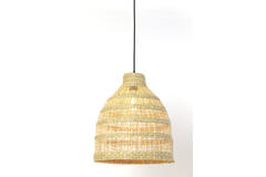Hanging lamp Ø38x43 cm SAGAR seagrass natural