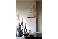 Hanging lamp Ø50x57 cm SAGAR seagrass natural