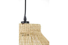 Hanging lamp Ø45x30 cm LATIKA seagrass natural