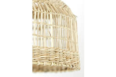 Hanging lamp Ø45x30 cm LATIKA seagrass natural
