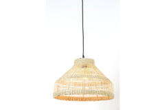 Hanging lamp Ø45x30 cm LATIKA seagrass natural