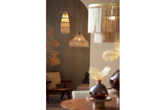 Hanging lamp Ø45x30 cm LATIKA seagrass natural