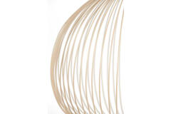 Hanglamp Ø34x35 cm RILANA mat beige