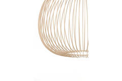 Hanglamp Ø56x55 cm RILANA mat beige