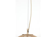 Hanglamp Ø56x55 cm RILANA mat beige
