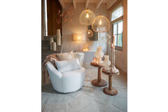 Hanglamp Ø56x55 cm RILANA mat beige