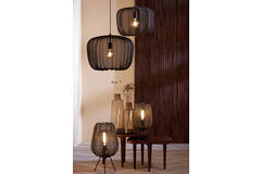 Hanging lamp Ø50x37,5 cm PLUMERIA black
