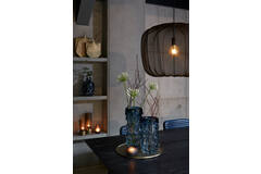 Hanging lamp Ø50x37,5 cm PLUMERIA black