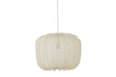 Hanging lamp Ø60x45 cm PLUMERIA sand