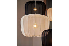 Hanging lamp Ø60x45 cm PLUMERIA sand