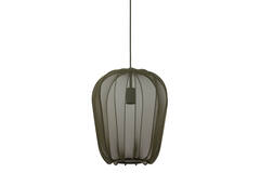 Hanging lamp Ø34x40 cm PLUMERIA dark green