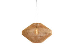 Hanglamp Ø60x37 cm MALLOW jute naturel