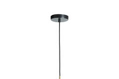 Hanglamp Ø39,5x27 cm SOLNA antiek brons+smoke glas