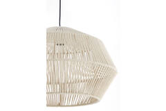 Hanging lamp Ø49x30 cm DEYA cream
