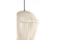 Hanging lamp Ø30x37 cm DEYA cream
