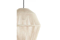 Hanging lamp Ø38x45 cm DEYA cream