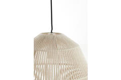 Hanging lamp Ø45x56 cm DEYA cream
