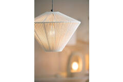 Hanging lamp Ø42x32 cm FELIDA cream
