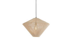 Hanging lamp Ø53x37 cm FELIDA cream