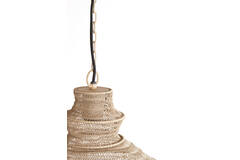 Hanging lamp Ø31x55 cm NAKISHA sand