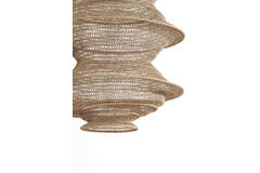 Hanging lamp Ø31x55 cm NAKISHA sand