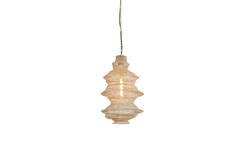 Hanging lamp Ø31x55 cm NAKISHA sand