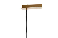 Hanging lamp 3L 120x30x30 cm MEDINA glass amber+gold