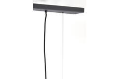 Hanging lamp 6L 160x50x25 cm EDISA velvet d brown+matt black
