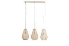 Hanging lamp 3L 80x8x40 cm ITELA sand