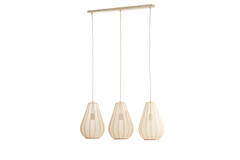 Hanging lamp 3L 80x8x40 cm ITELA sand