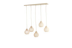 Hanglamp 5L 100x15x21,5 cm ELATI zand