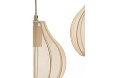 Hanglamp 5L 100x15x21,5 cm ELATI zand