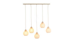 Hanglamp 5L 100x15x21,5 cm ELATI zand