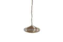 Hanging lamp Ø40x18 cm BAHOTO light gold