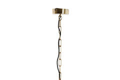 Hanging lamp Ø40x18 cm BAHOTO light gold