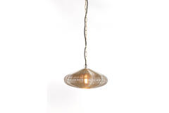 Hanging lamp Ø40x18 cm BAHOTO light gold