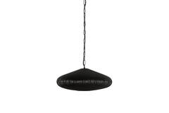 Hanglamp Ø51x20 cm BAHOTO mat zwart