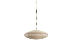 Hanging lamp Ø51x20 cm BAHOTO matt cream