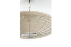 Hanging lamp Ø51x20 cm BAHOTO matt cream