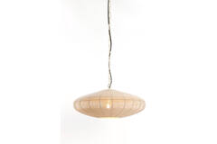 Hanging lamp Ø51x20 cm BAHOTO matt cream