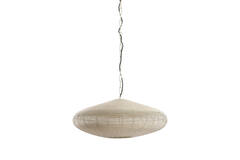 Hanging lamp Ø60x23 cm BAHOTO matt cream