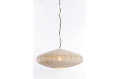 Hanging lamp Ø60x23 cm BAHOTO matt cream