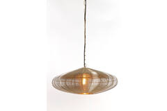 Hanging lamp Ø60x23 cm BAHOTO light gold