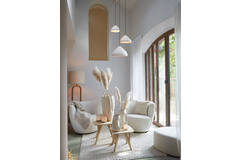 Hanging lamp Ø25x15 cm ELIMO matt cream
