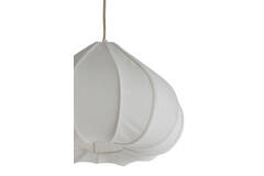 Hanging lamp Ø38,5x28 cm ZUBEDA white