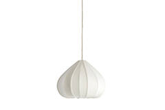 Hanging lamp Ø49x36 cm ZUBEDA white