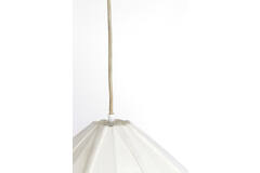 Hanging lamp Ø49x36 cm ZUBEDA white