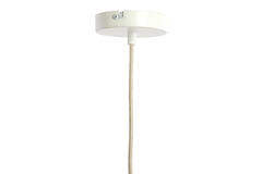 Hanging lamp Ø49x36 cm ZUBEDA white