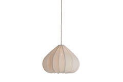 Hanging lamp Ø49x36 cm ZUBEDA white